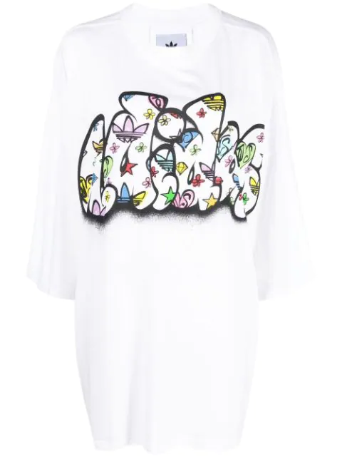 x Jeremy Scott logo-print T-shirt