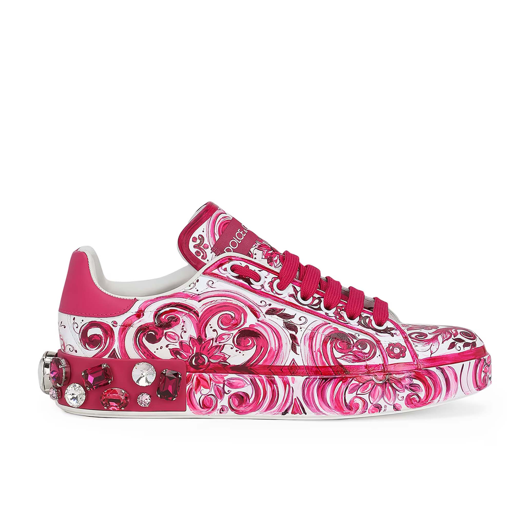 PORTOFINO MAJOLICA-PRINT SNEAKERS