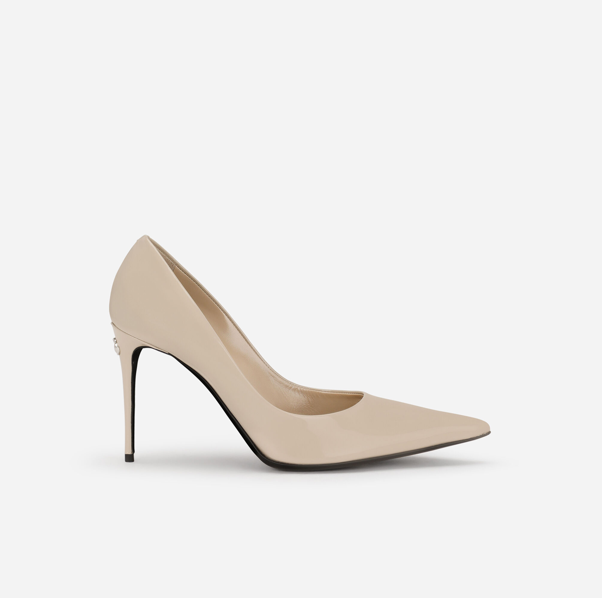 POLISHED CALFSKIN PUMPS