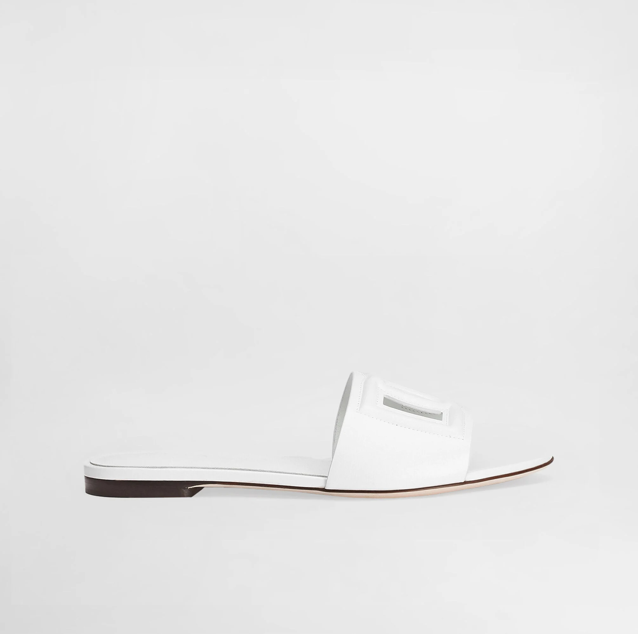 CALFSKIN SLIDERS WITH DG LOGO