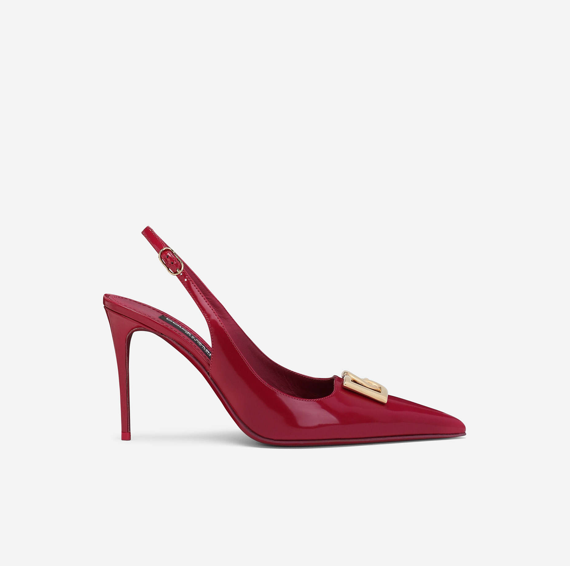 POLISHED CALFSKIN SLINGBACKS