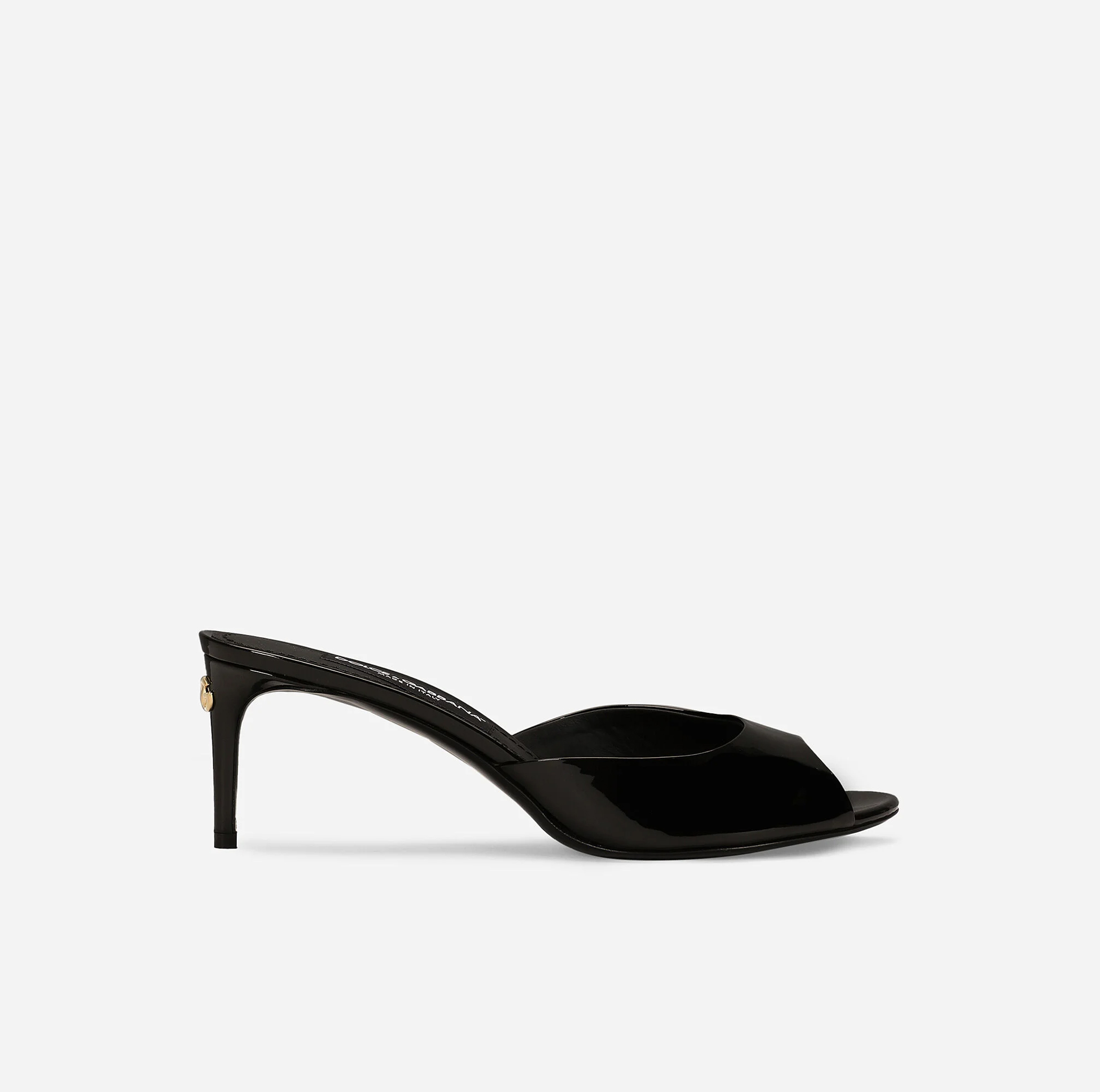 PATENT LEATHER MULES