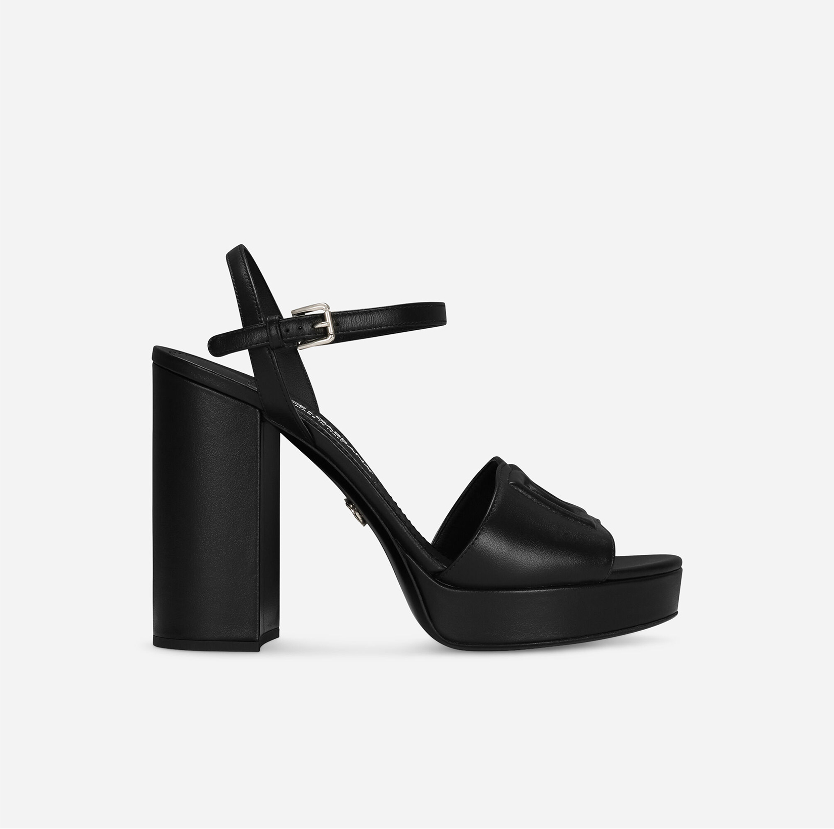 CALFSKIN PLATFORM SANDALS