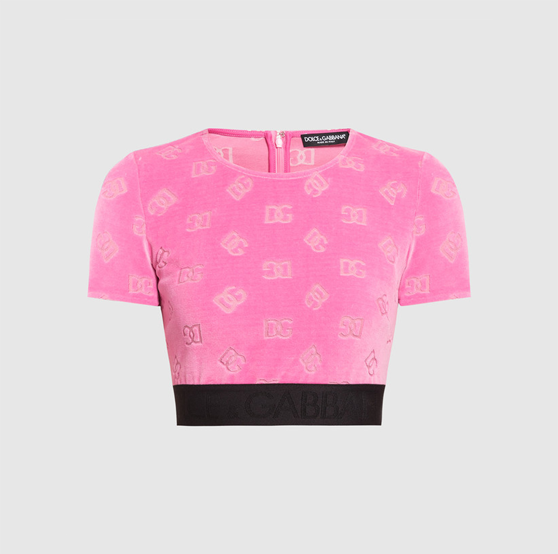 DG-LOGO FLOCKED T-SHIRT