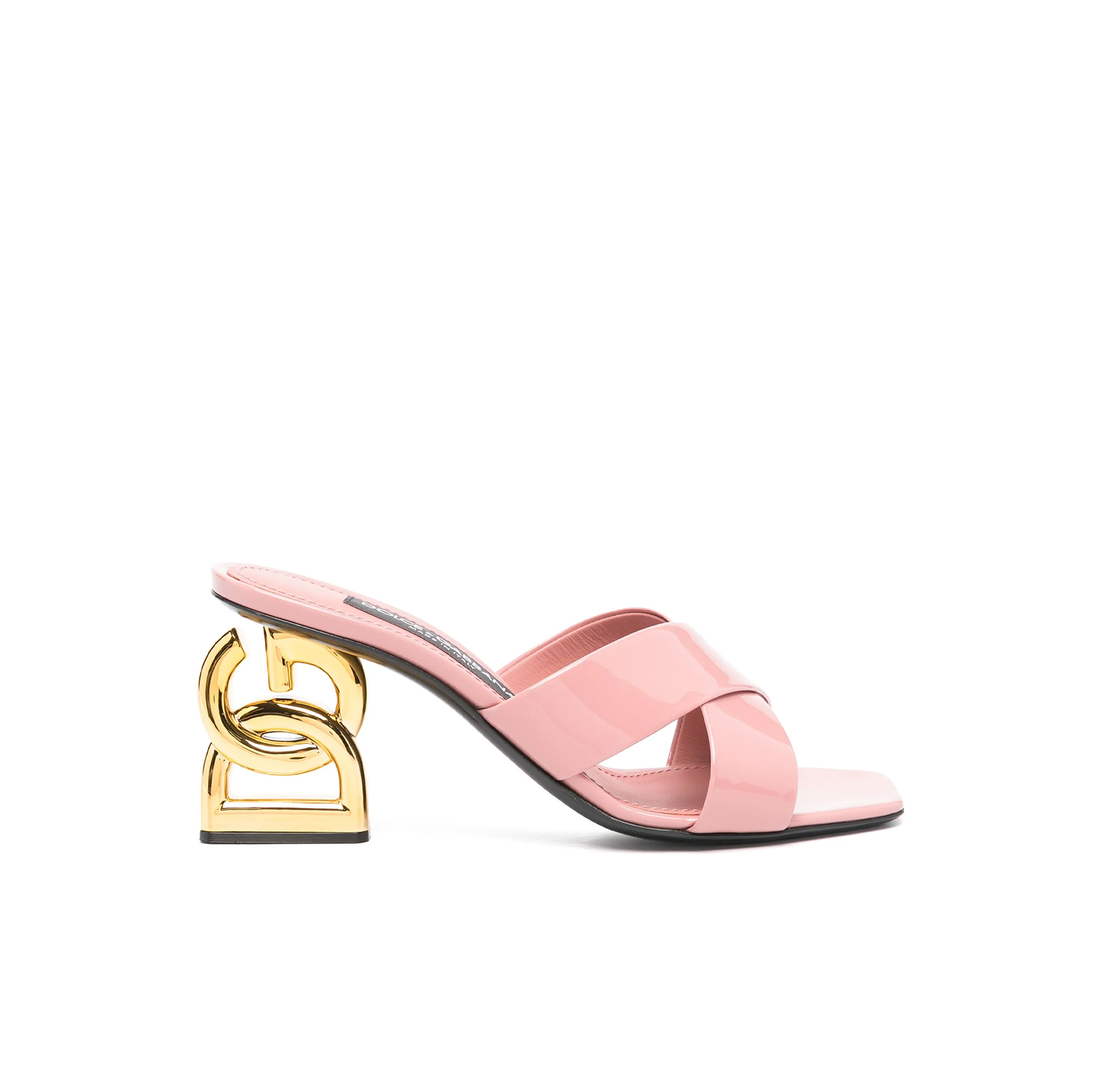 80MM PATENT LEATHER 3.5 MULES