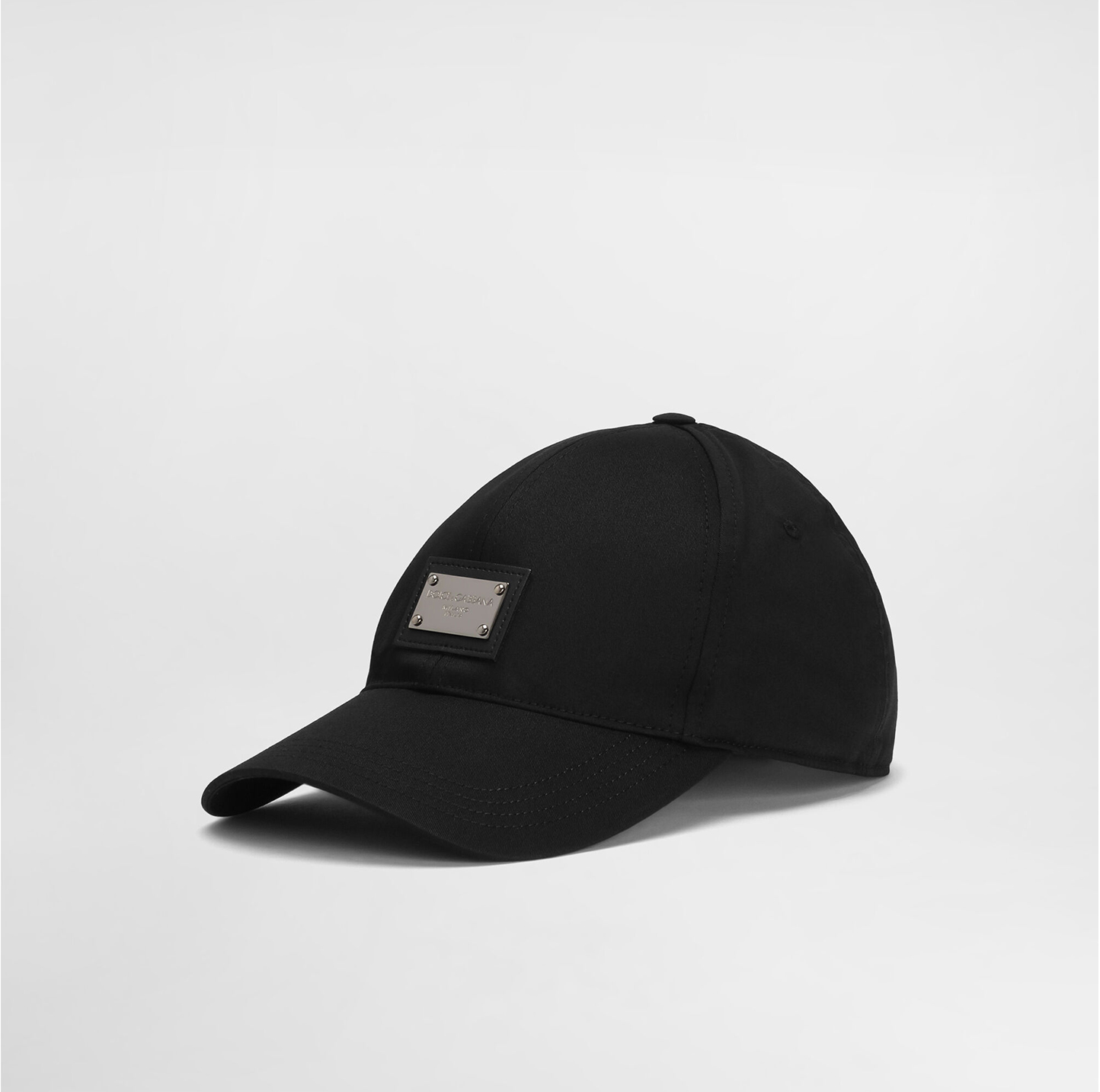 COTTON BASEBALL CAP WITH BRANDED TAG