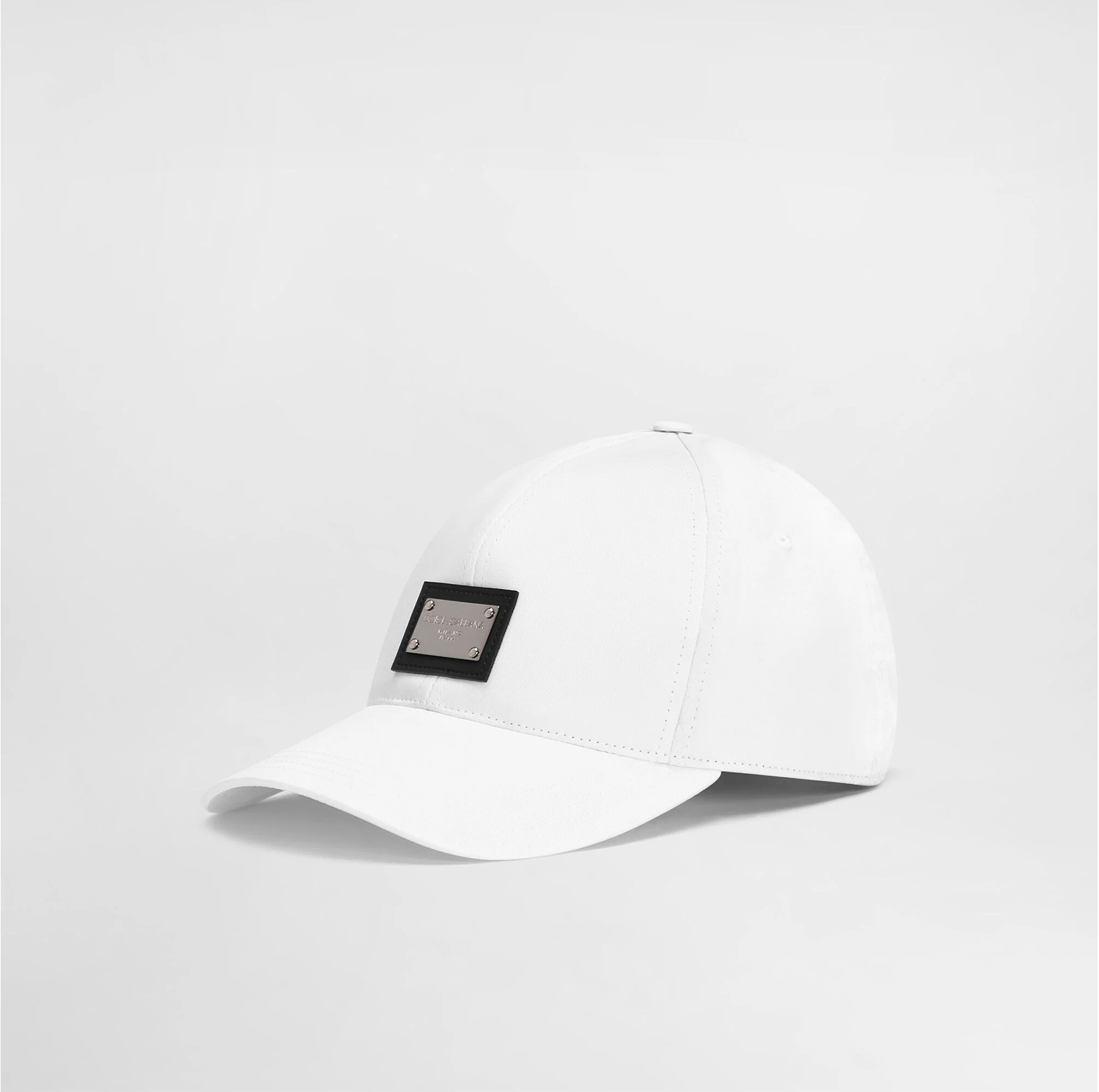 COTTON BASEBALL CAP WITH BRANDED TAG