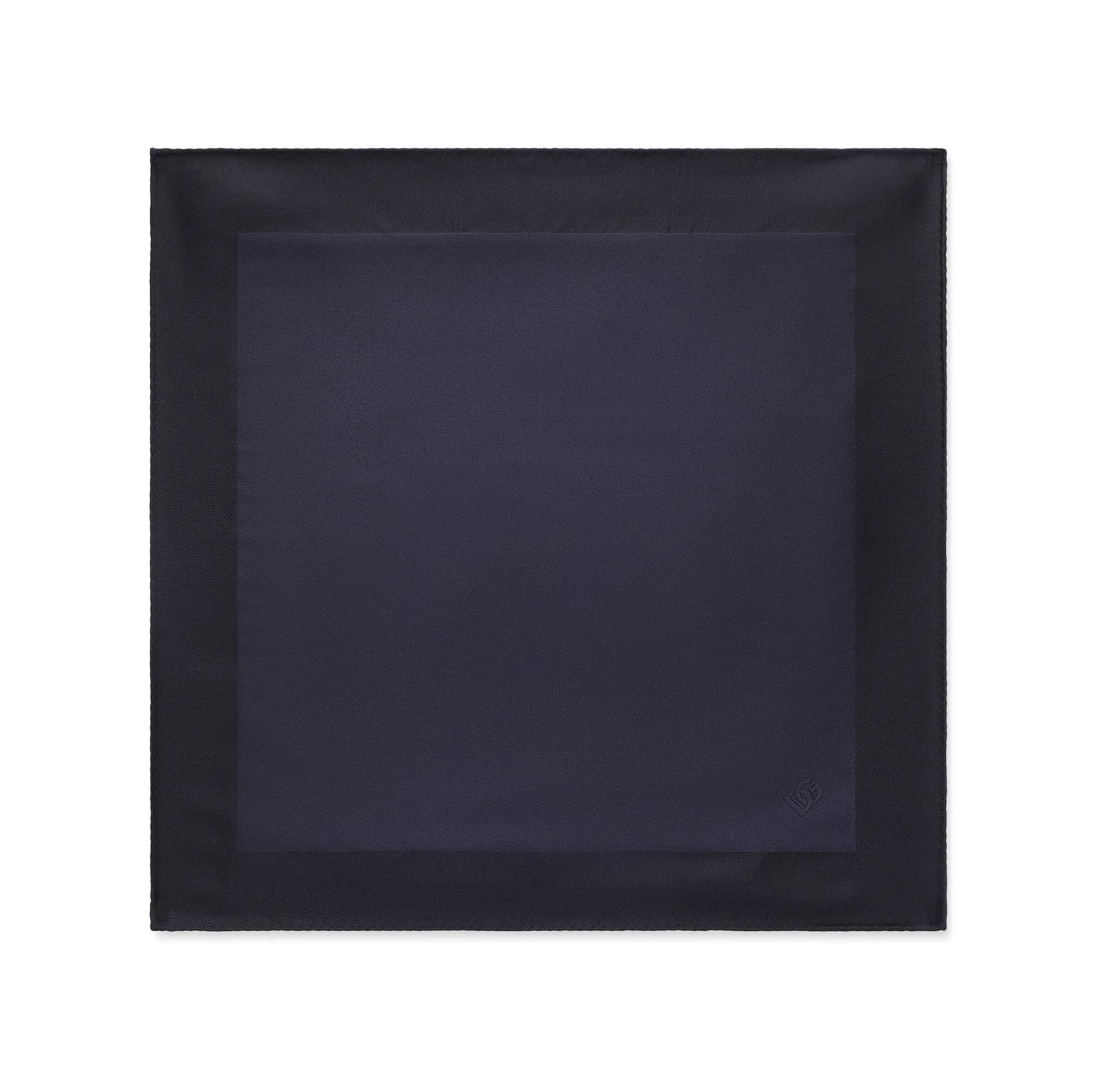 LOGO-EMBROIDERED TONAL SILK SCARF