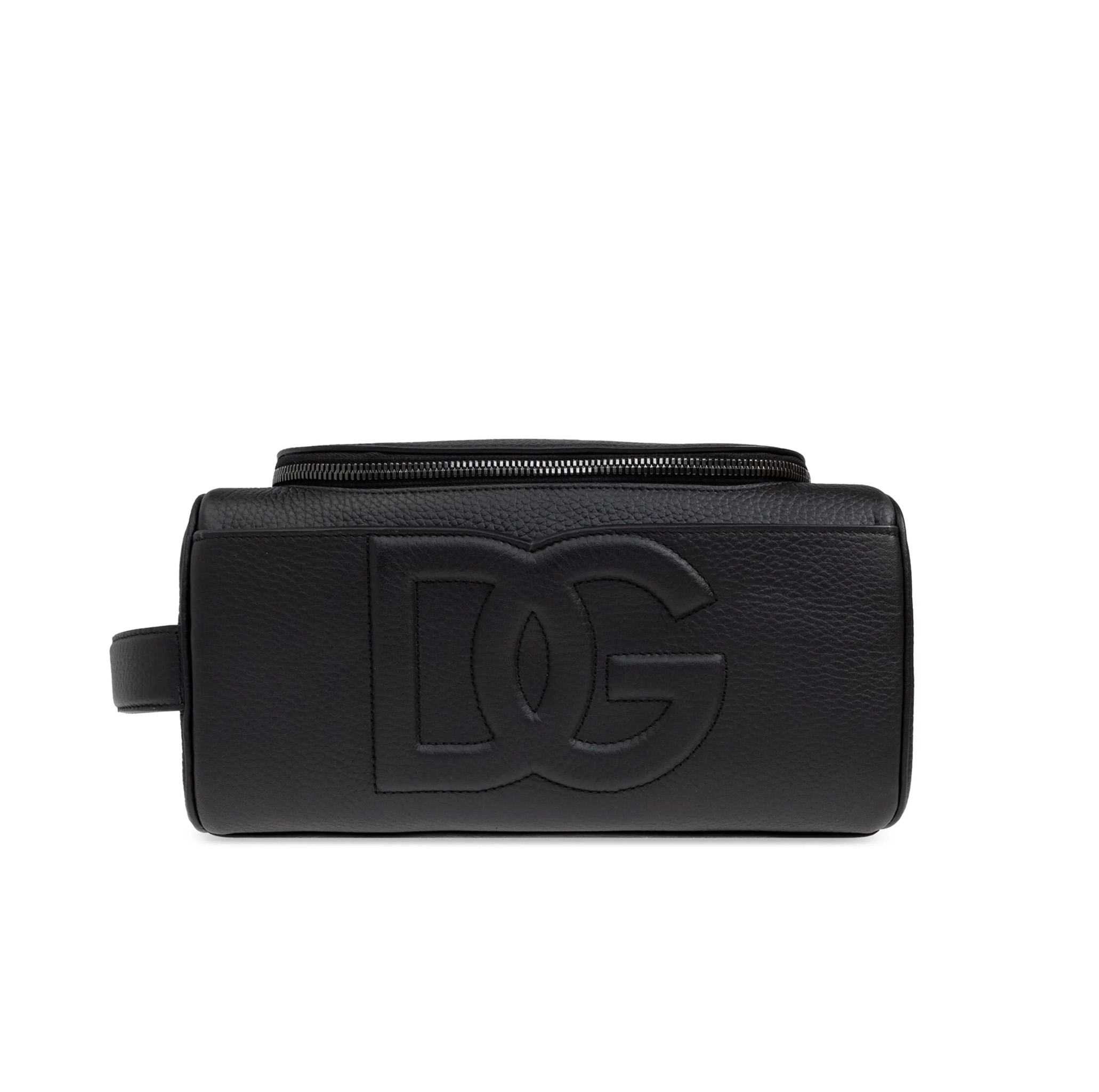 LOGO-PATCH WASH BAG