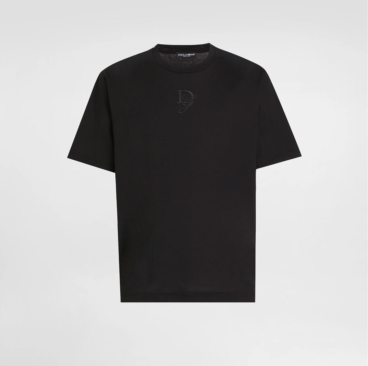 COTTON T-SHIRT WITH LOGO EMBROIDERY