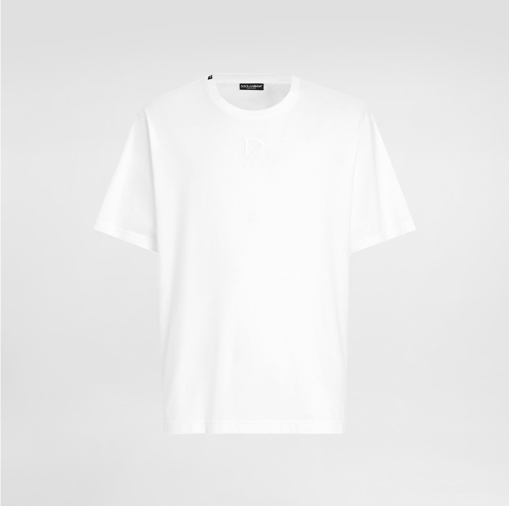 COTTON T-SHIRT WITH LOGO EMBROIDERY