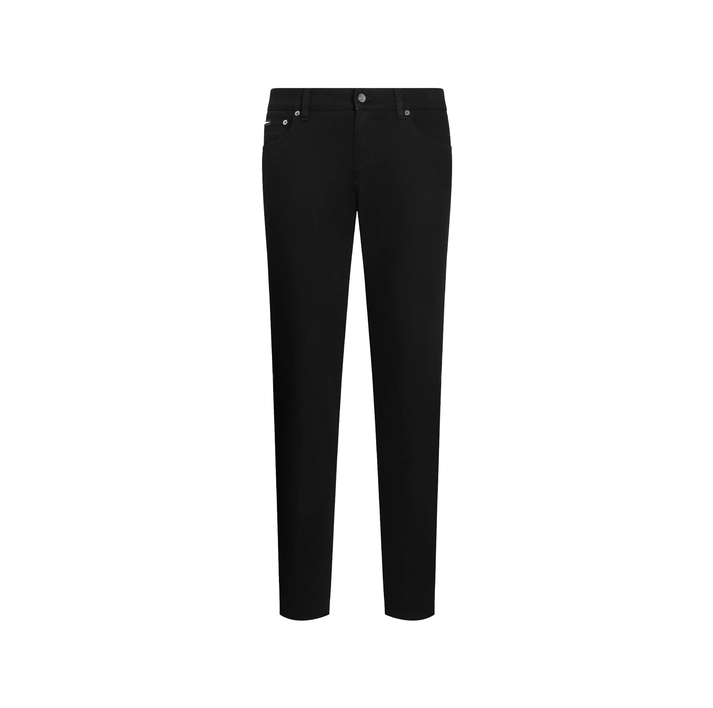 WASHED BLACK SLIM-FIT STRETCH JEANS