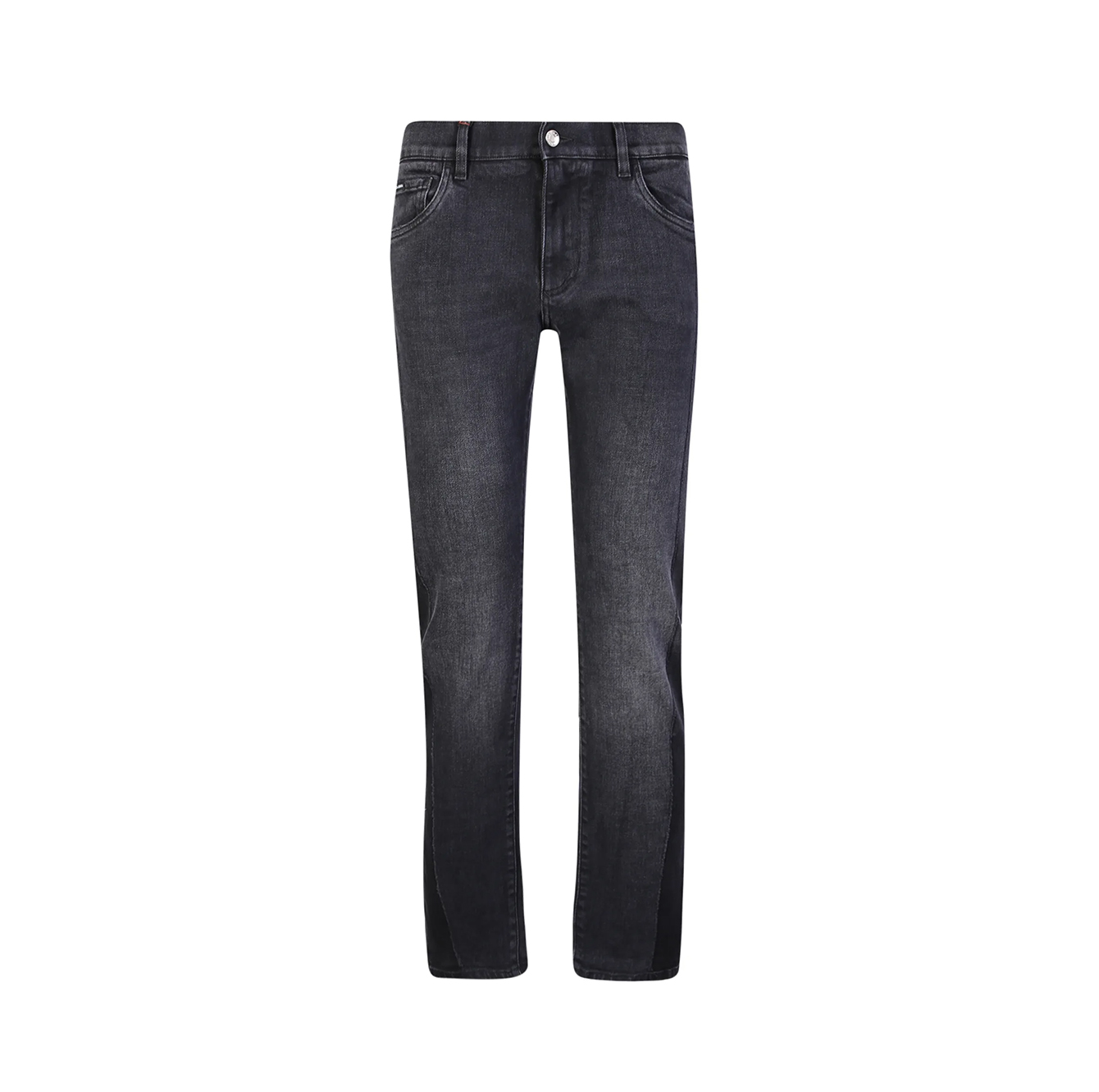 LOGO PLAQUE LOW-RISE SKINNY JEANS