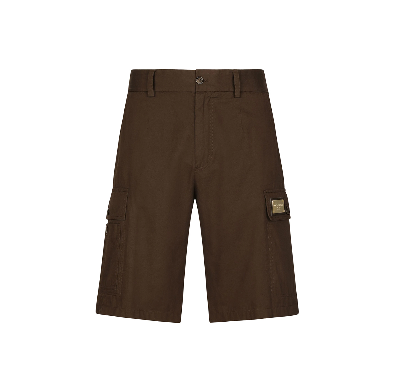 LOGO-PLAQUE CARGO SHORTS
