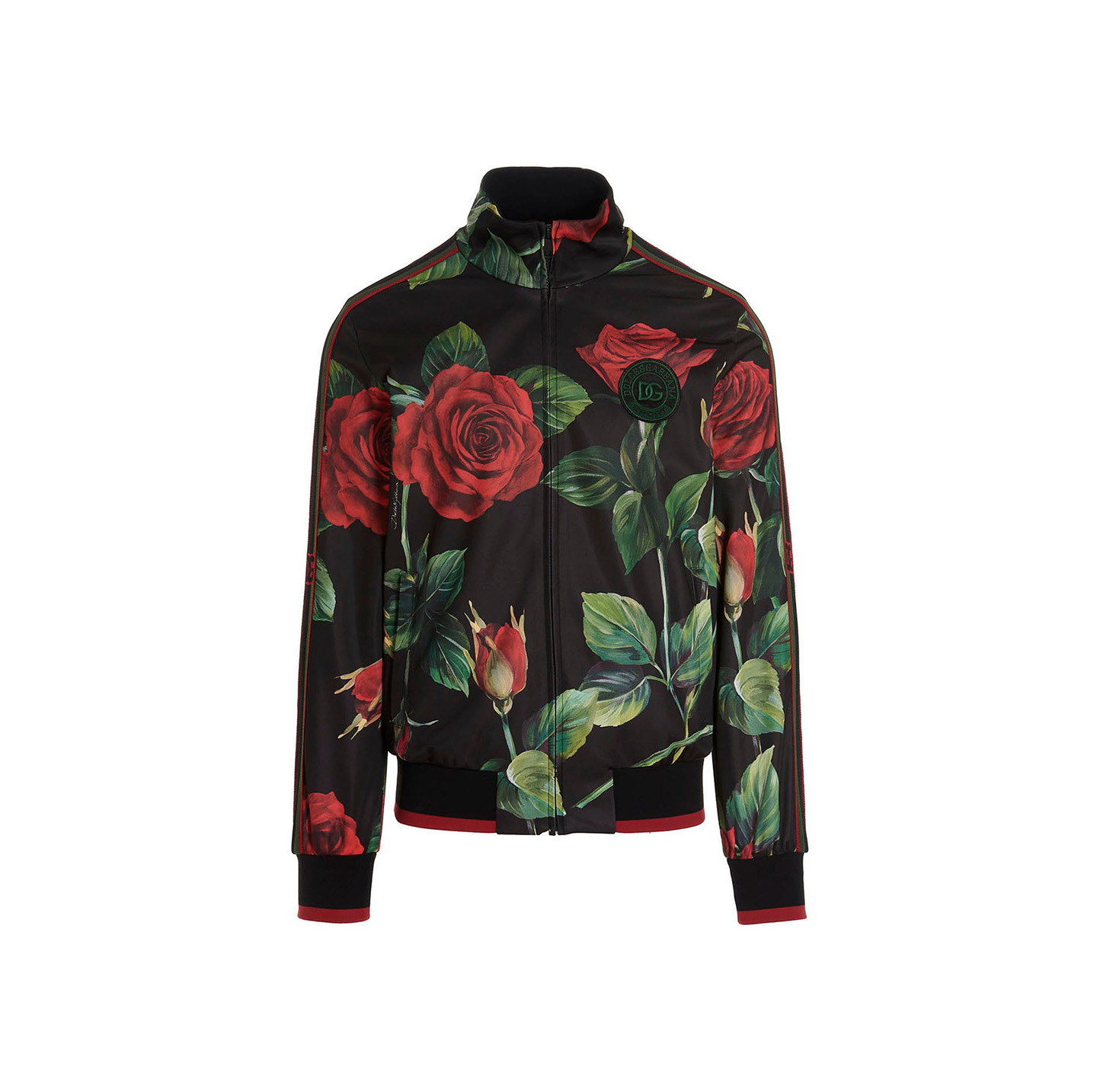 EDEN ROSE ZIP-UP SWEATSHIRT IN TECHNICAL JERSEY