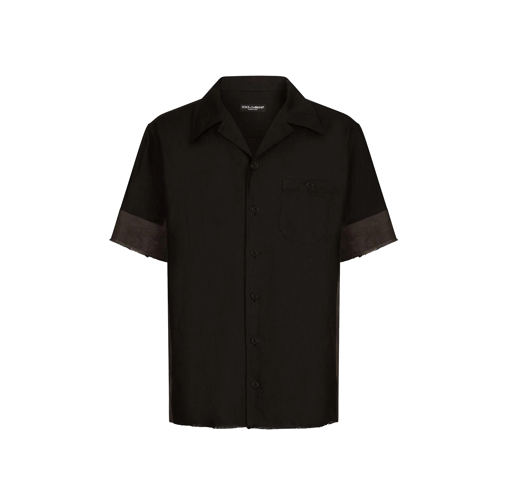 LINEN SHORT-SLEEVED SHIRT