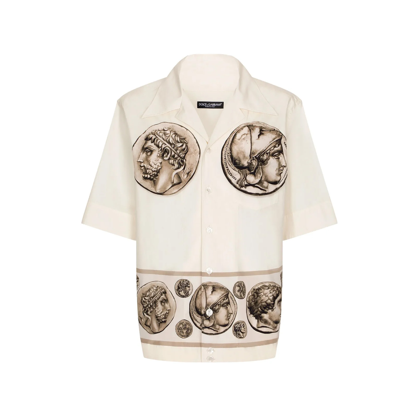 COIN-PRINT COTTON SHIRT