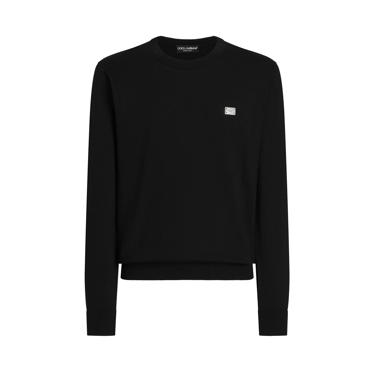 LOGO-PLAQUE SWEATER