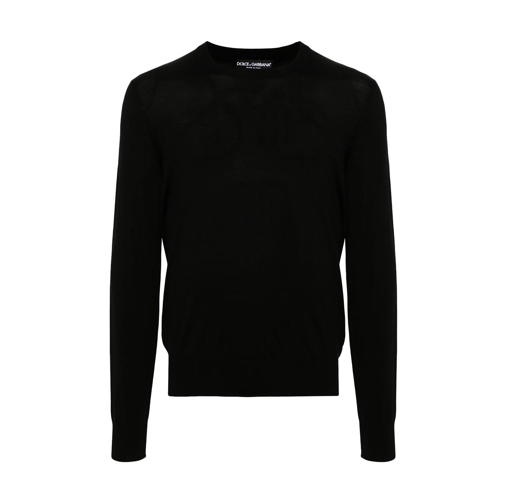 LOGO-EMBROIDERED SILK JUMPER