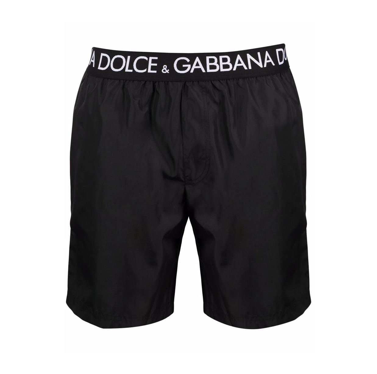 LOGO-WAISTBAND SWIM SHORTS