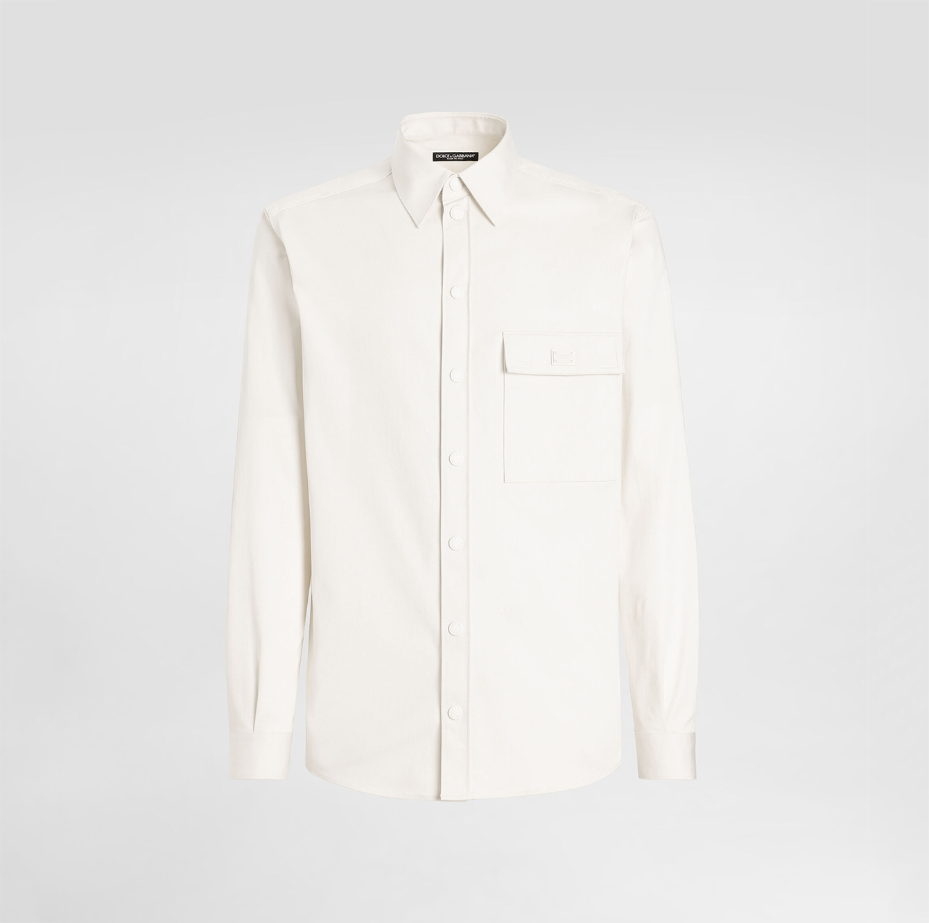 COTTON SHIRT WITH TAG