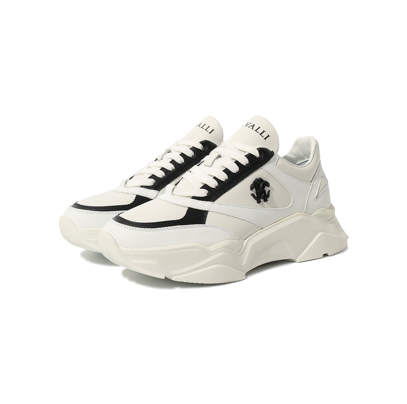 MEN'S BLACK AND WHITE SNEAKERS