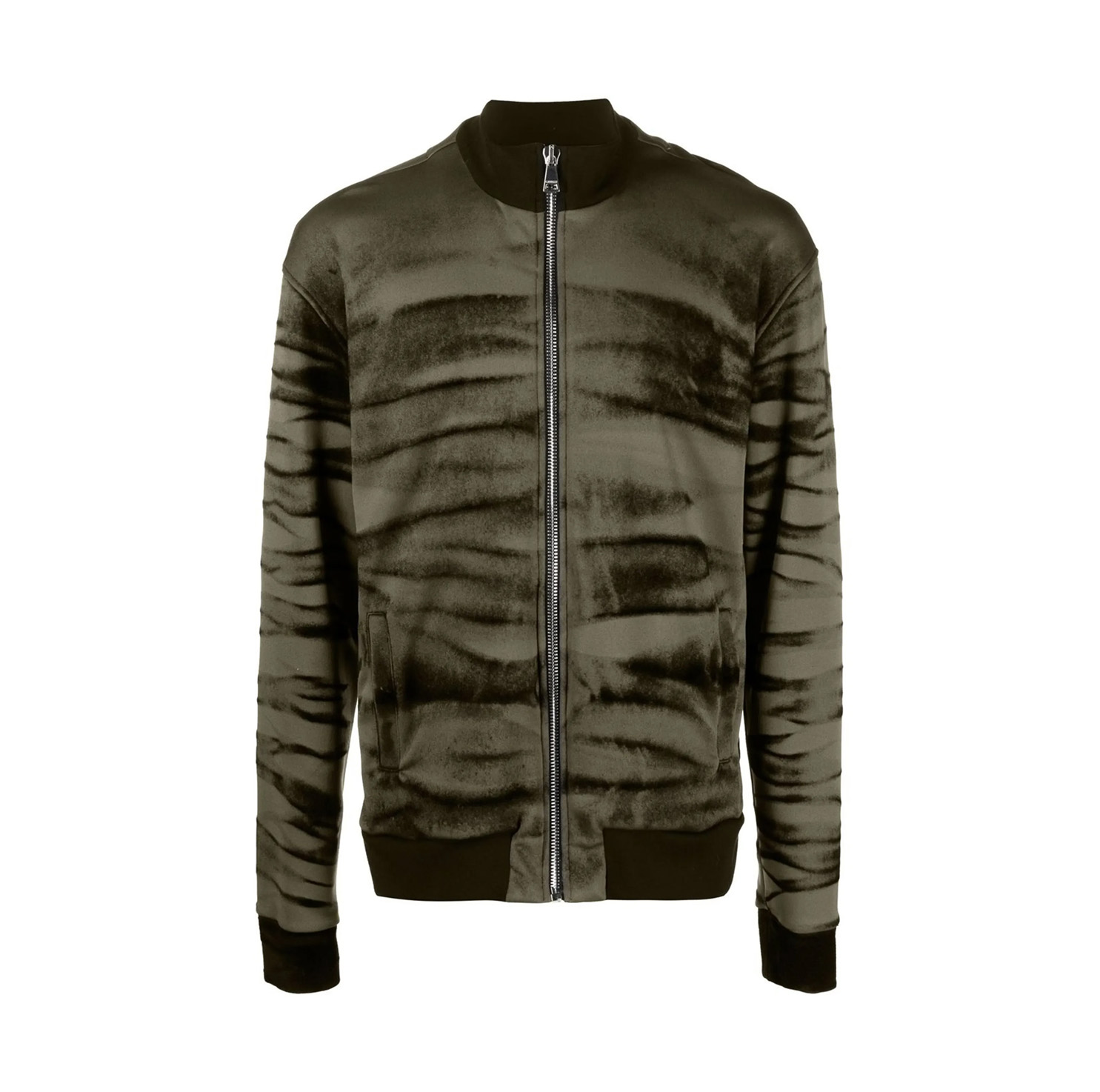 TIGER-PRINT TRACK JACKET