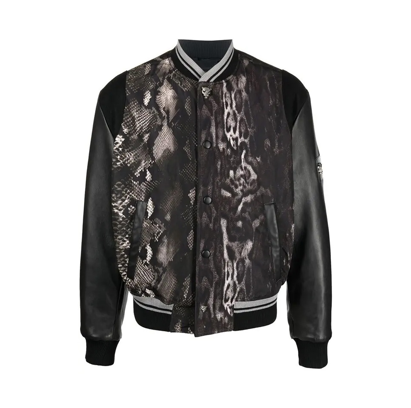 PANELLED BOMBER JACKET