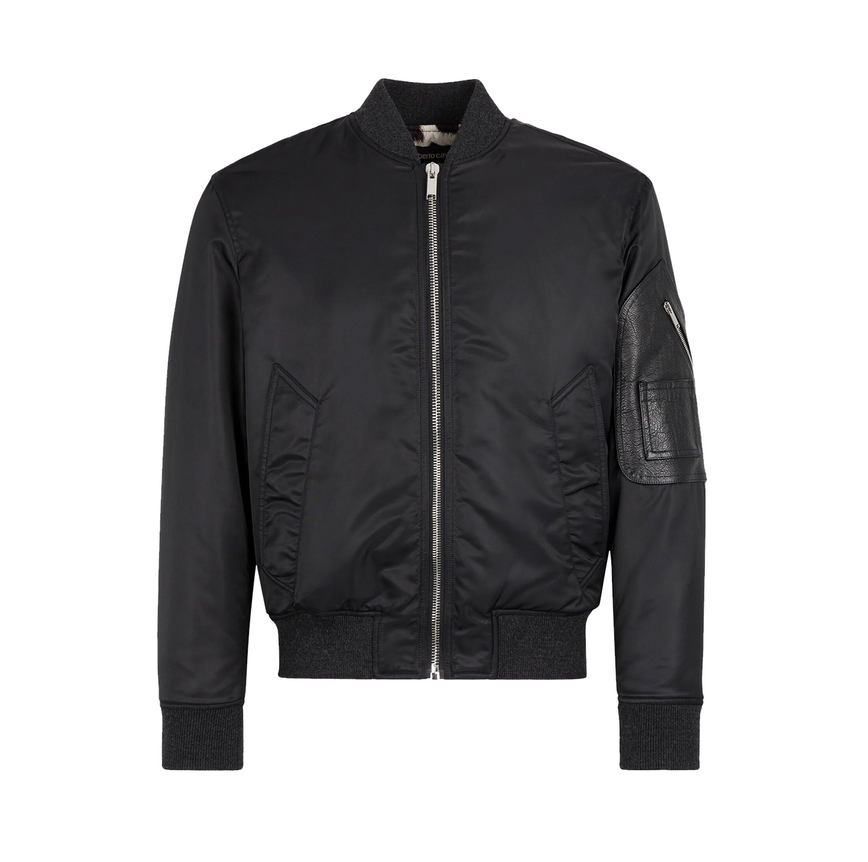 LOGO-EMBROIDERED BOMBER JACKET