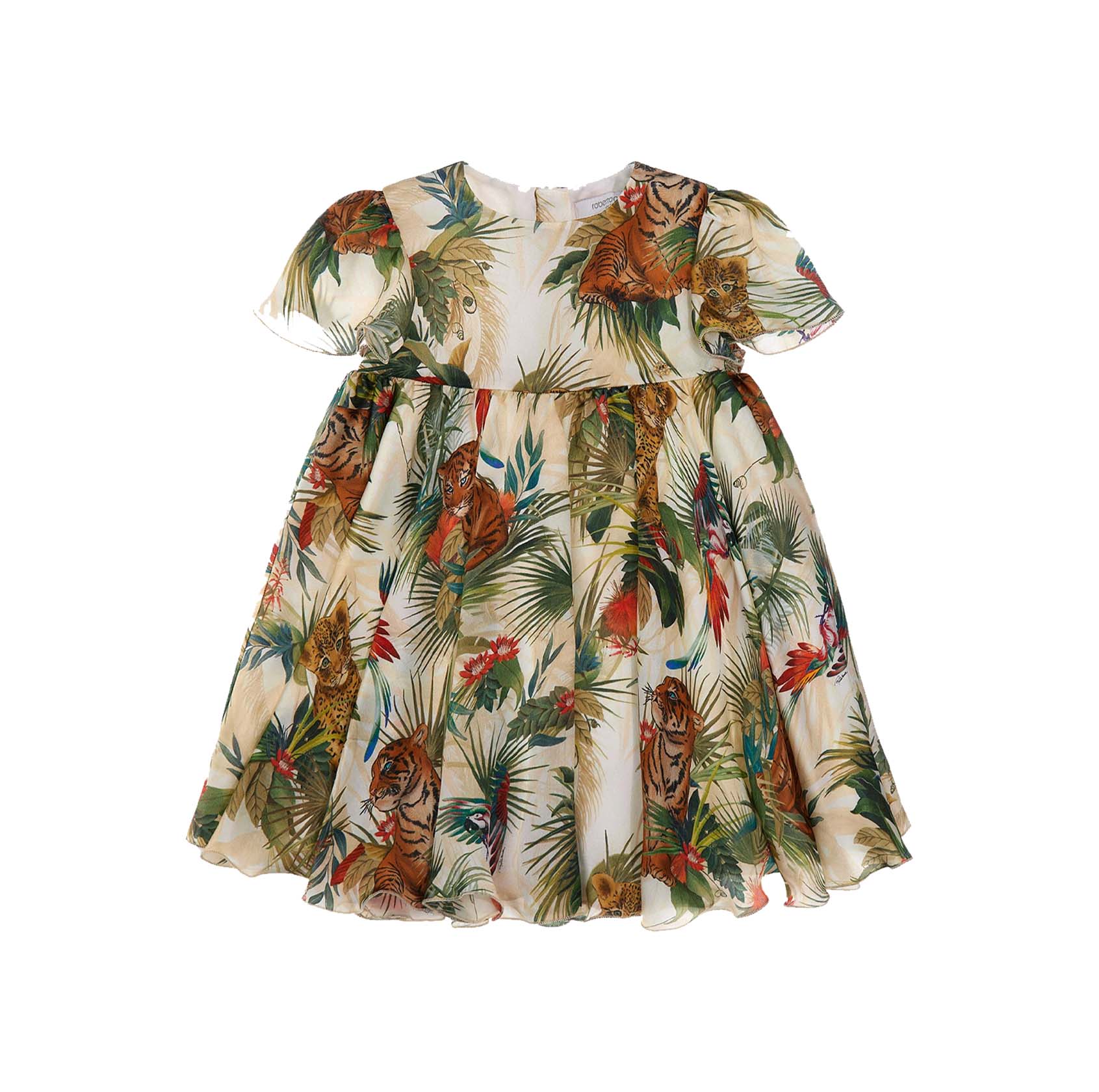 JUNGLE PRINT DRESS FOR GIRLS
