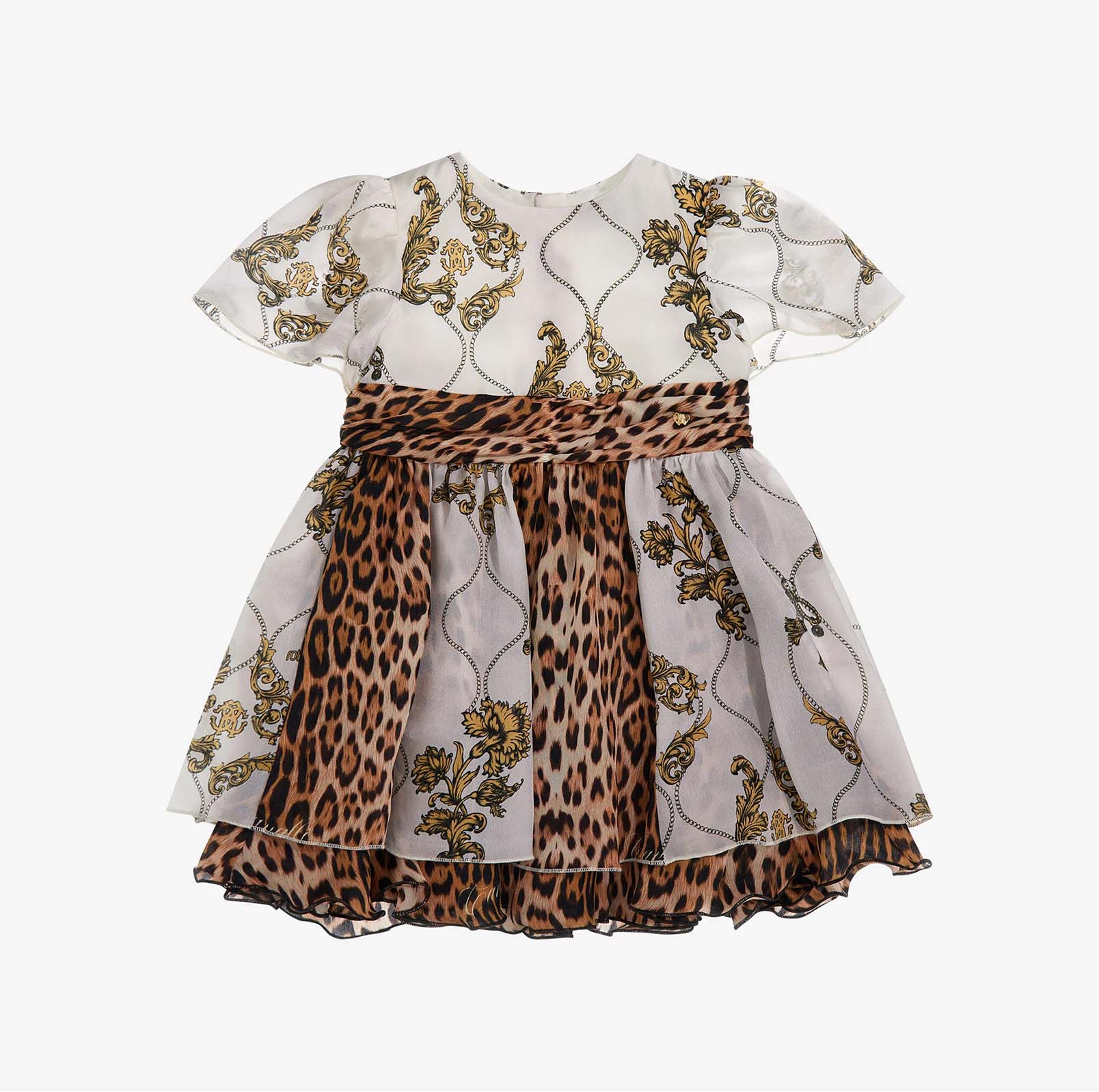 JAGUAR SKIN PRINT DRESS FOR GIRLS
