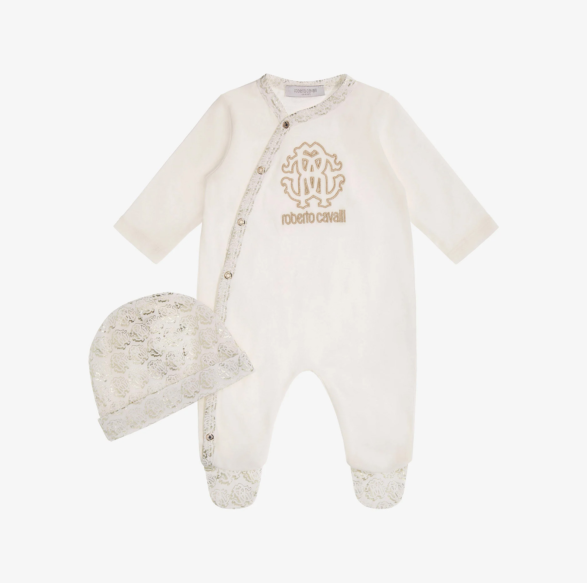 RC MONOGRAM EMBROIDERY BABYGROW SET