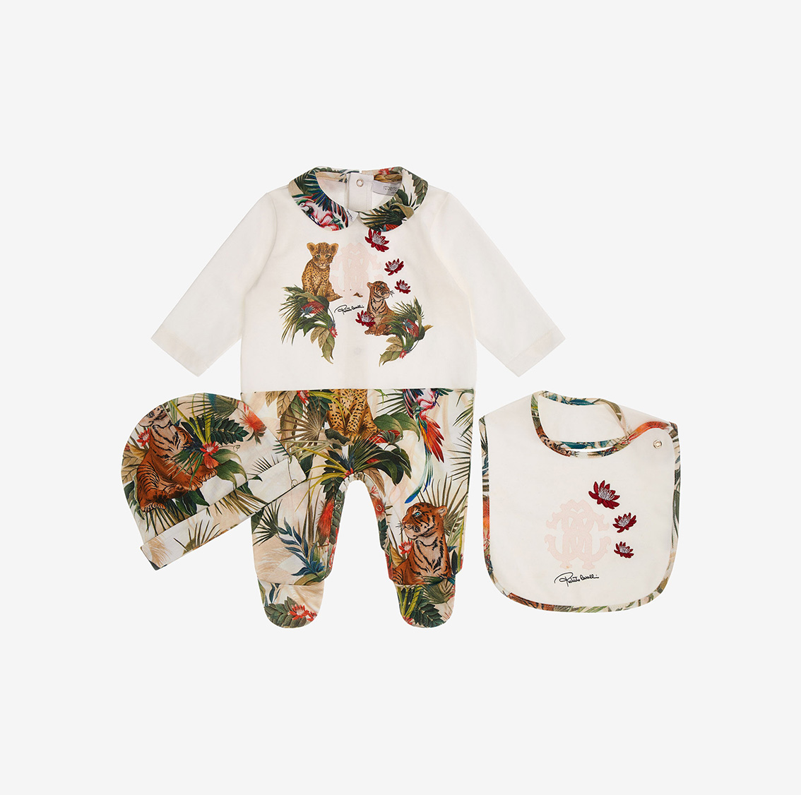 JUNGLE PRINT BABYGROW SET