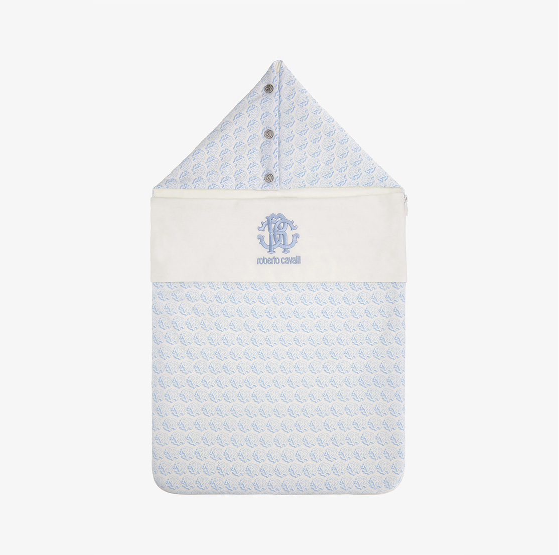 RC MONOGRAM PRINT COTTON BABY NEST
