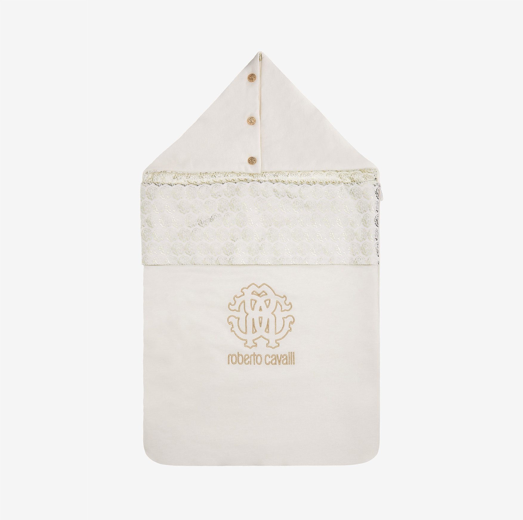 RC MONOGRAM PRINT COTTON BABY NEST