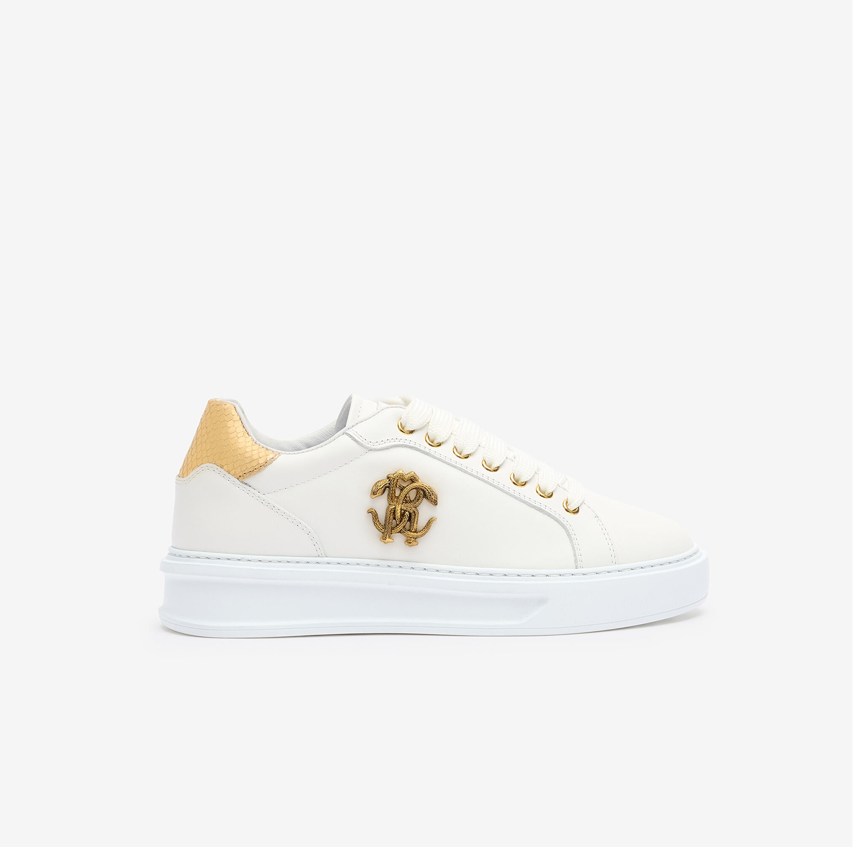 SNEAKERS WITH MONOGRAM MIRROR SNAKE