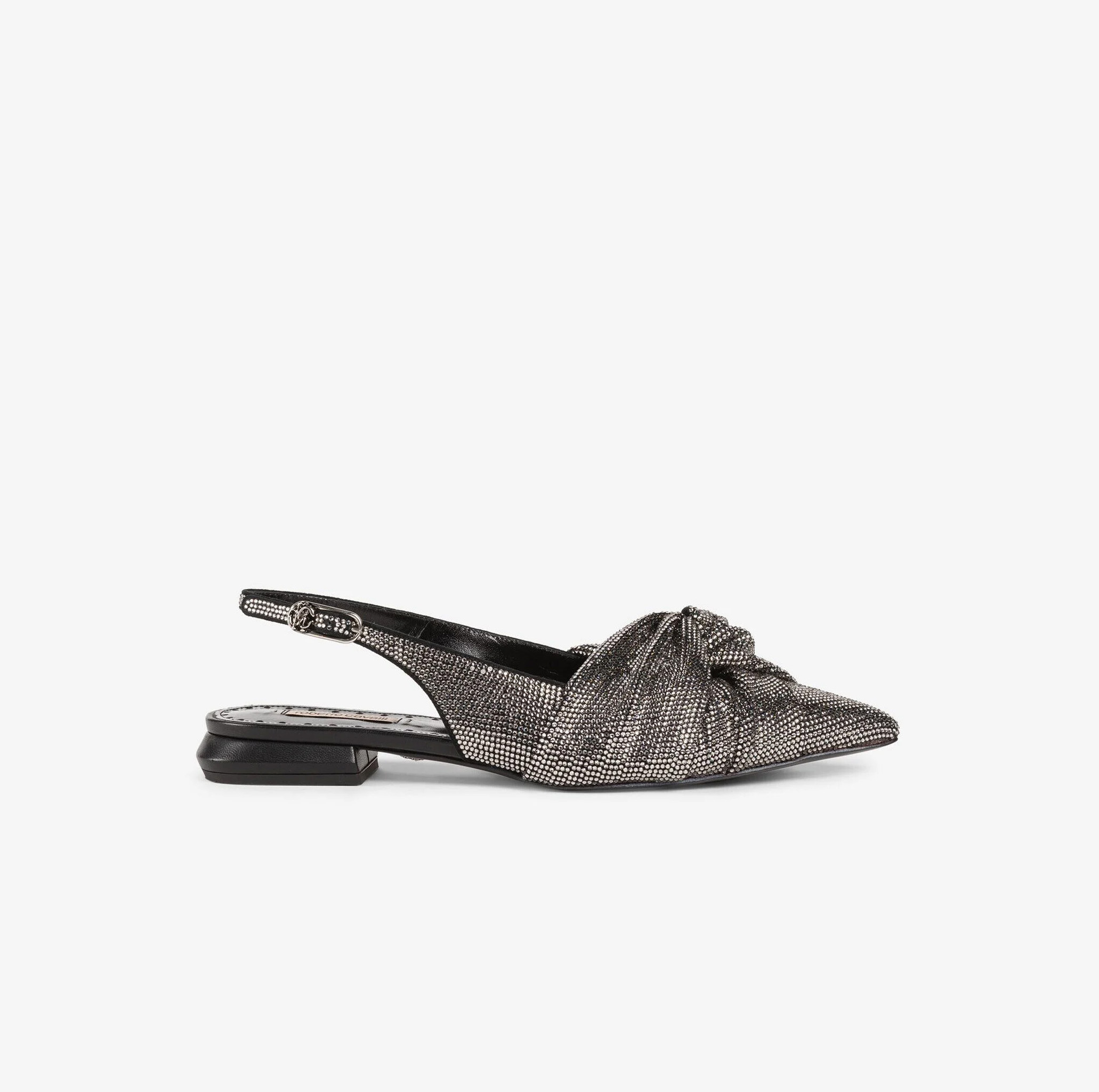 LE PETTEGOLE CRYSTAL-EMBELLISHED SLINGBACK PUMPS