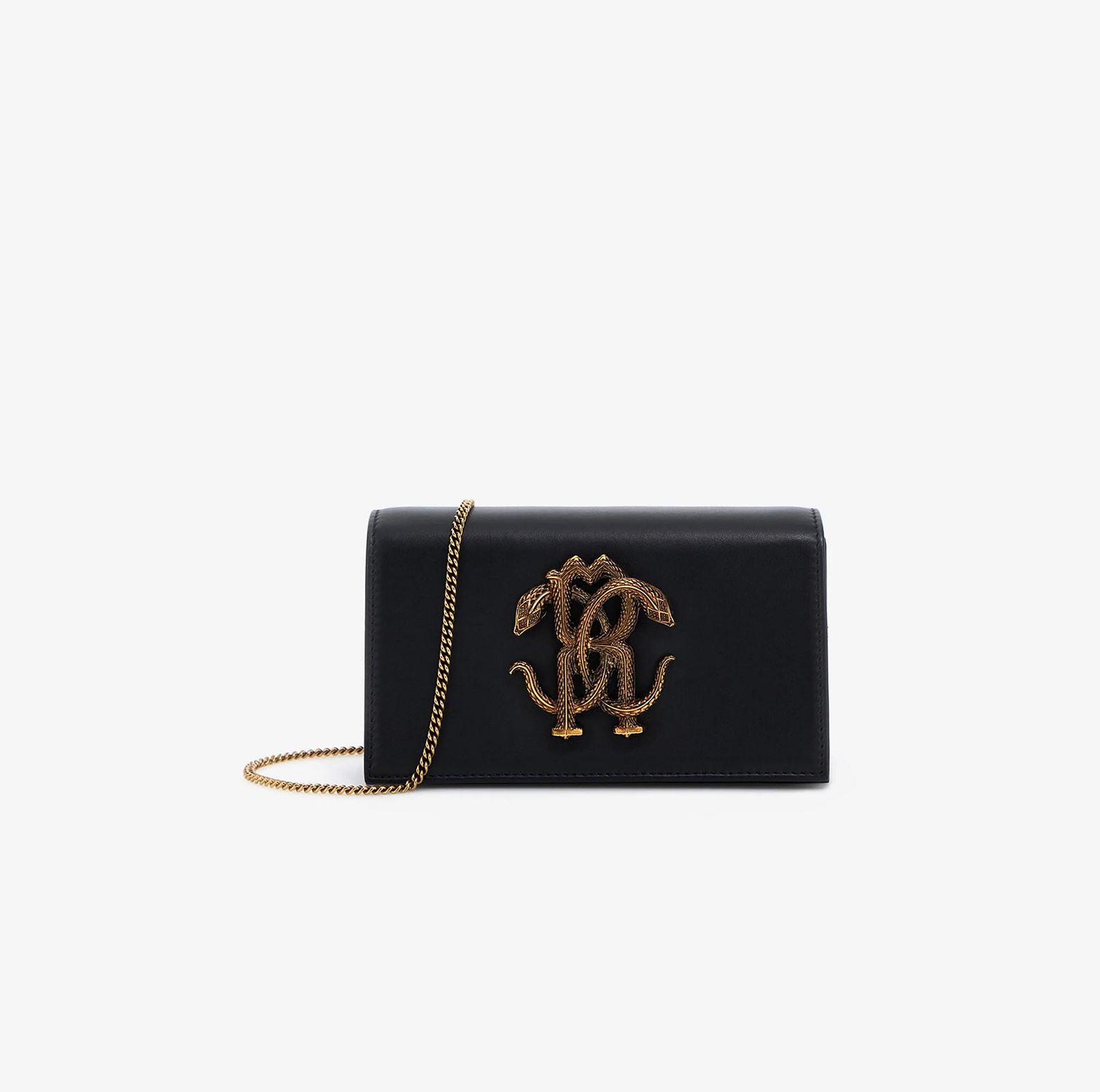 SHOULDER BAG WITH MONOGRAM MIRROR SNAKE