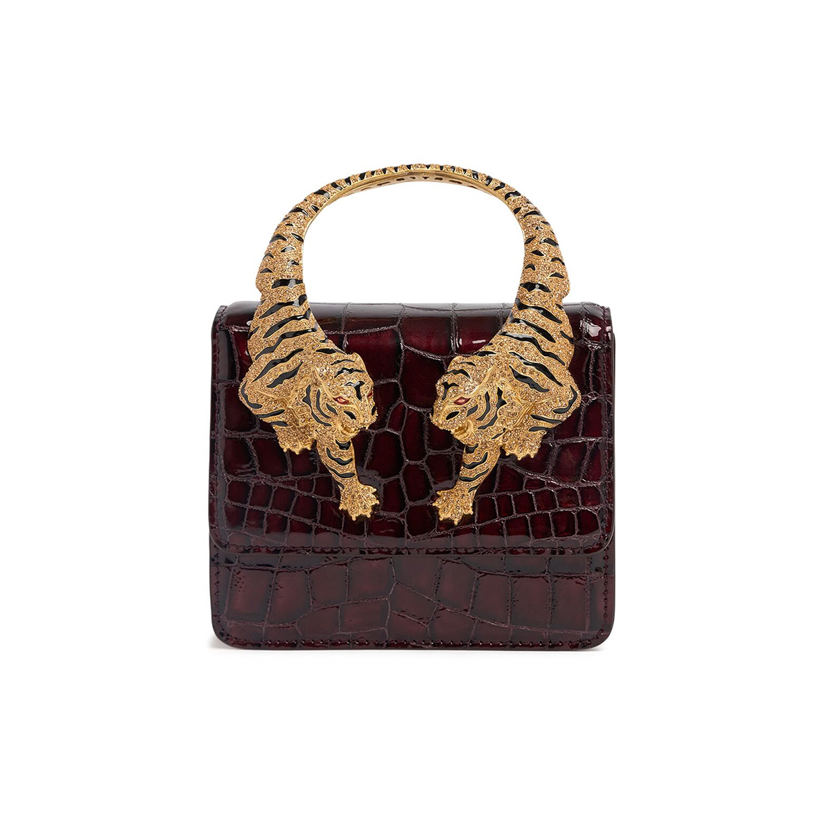 CROCODILE-PRINT ROAR BAG