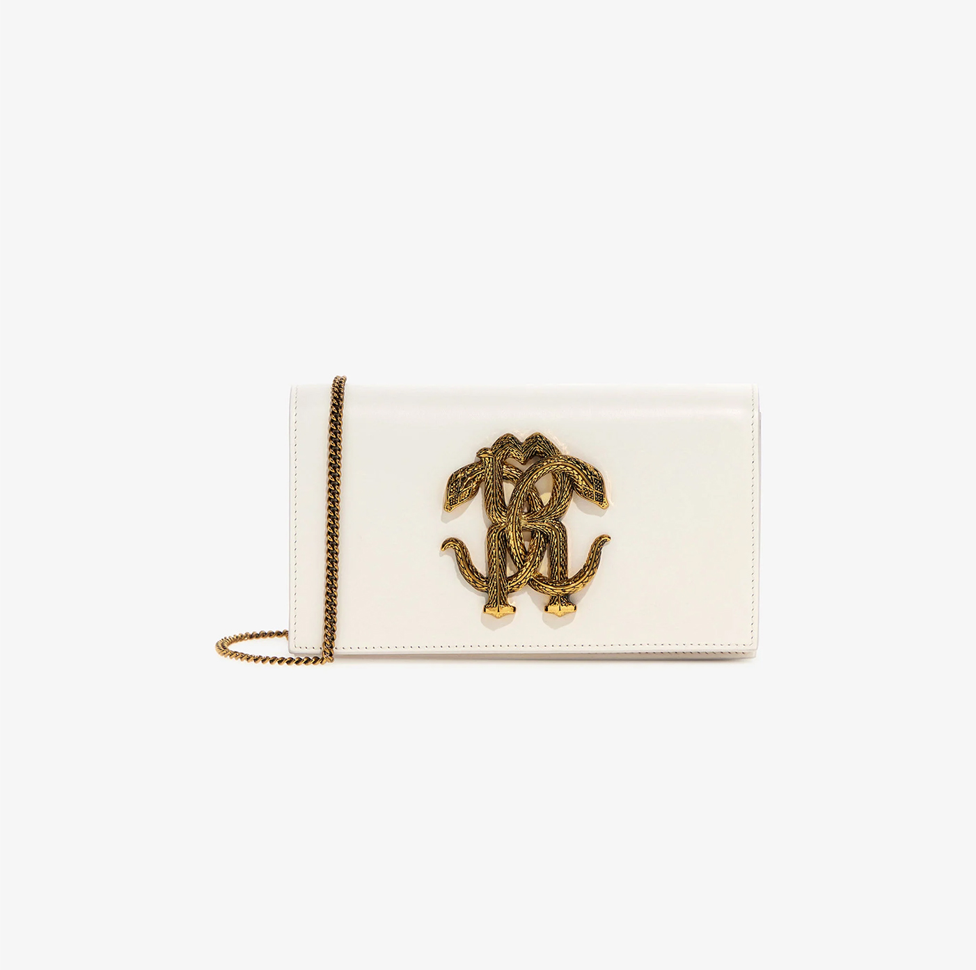 SHOULDER BAG WITH MONOGRAM MIRROR SNAKE