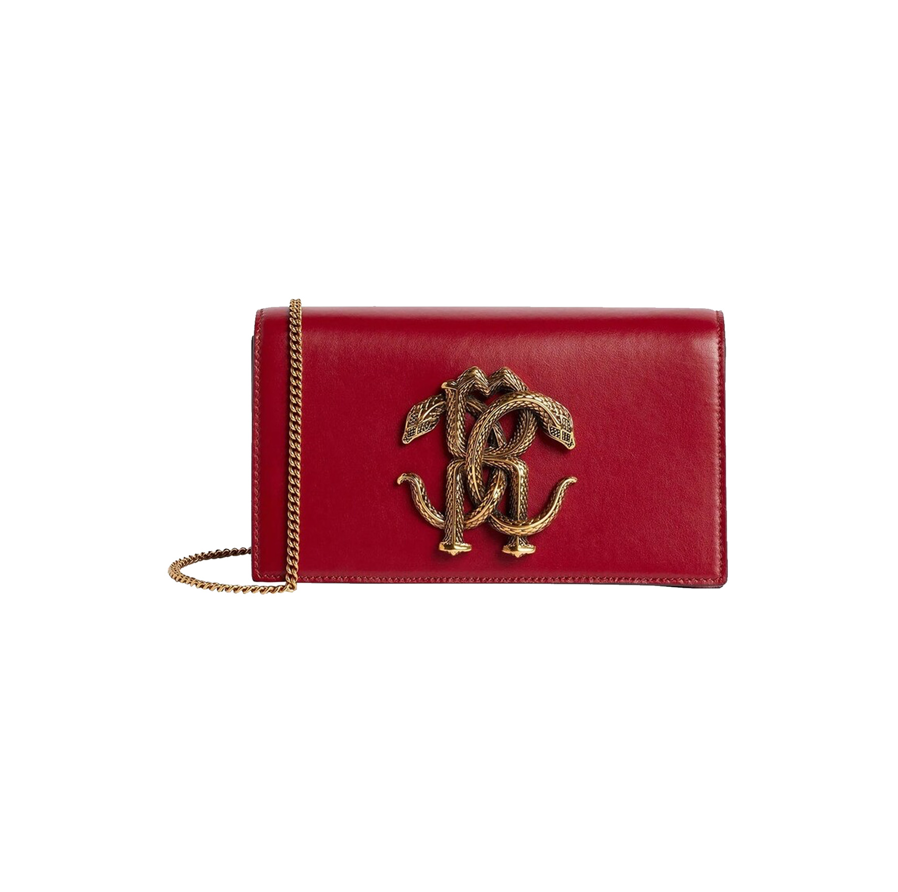 SHOULDER BAG WITH MONOGRAM MIRROR SNAKE