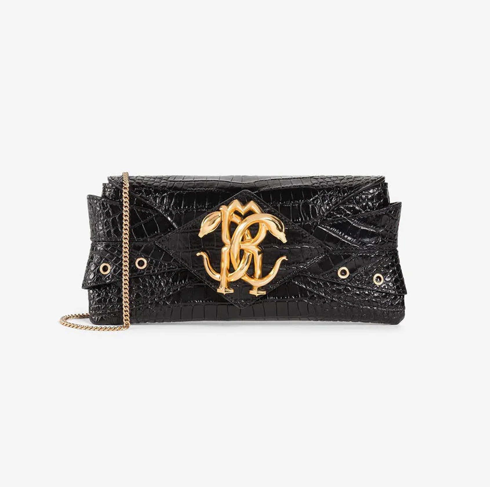 MIRROR SNAKE SHOULDER BAG