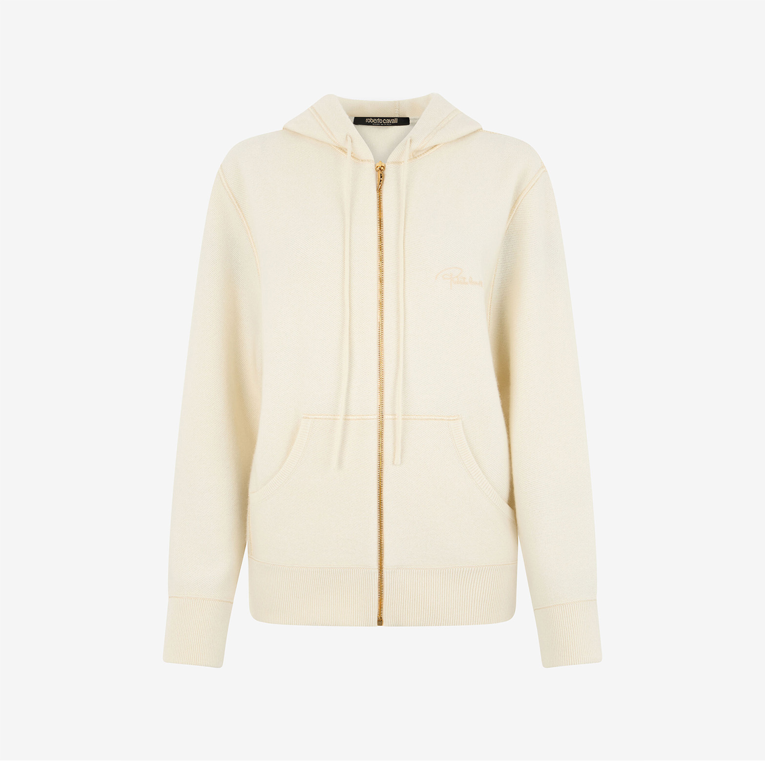 KNITTED ZIP-UP SWEATSHIRT