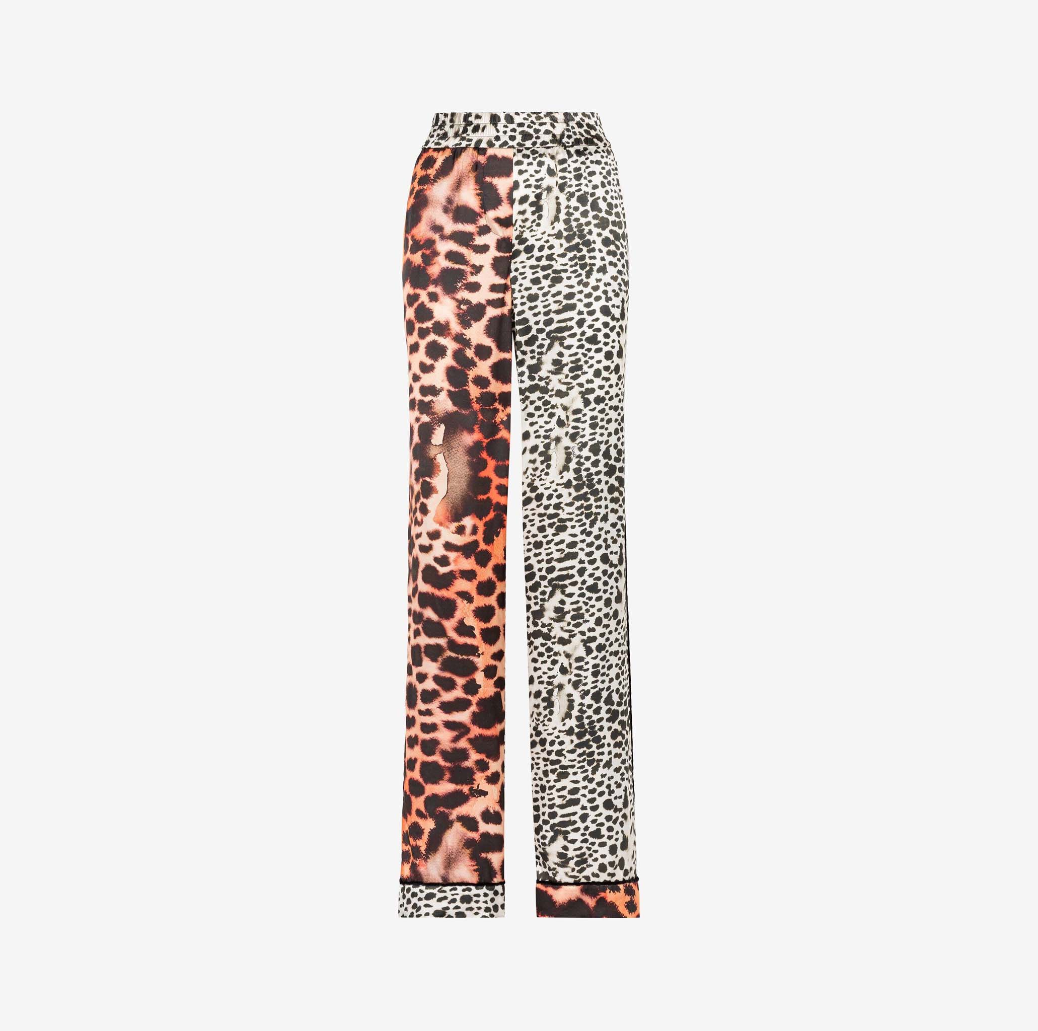MURENA PRINT SILK BLEND TROUSERS