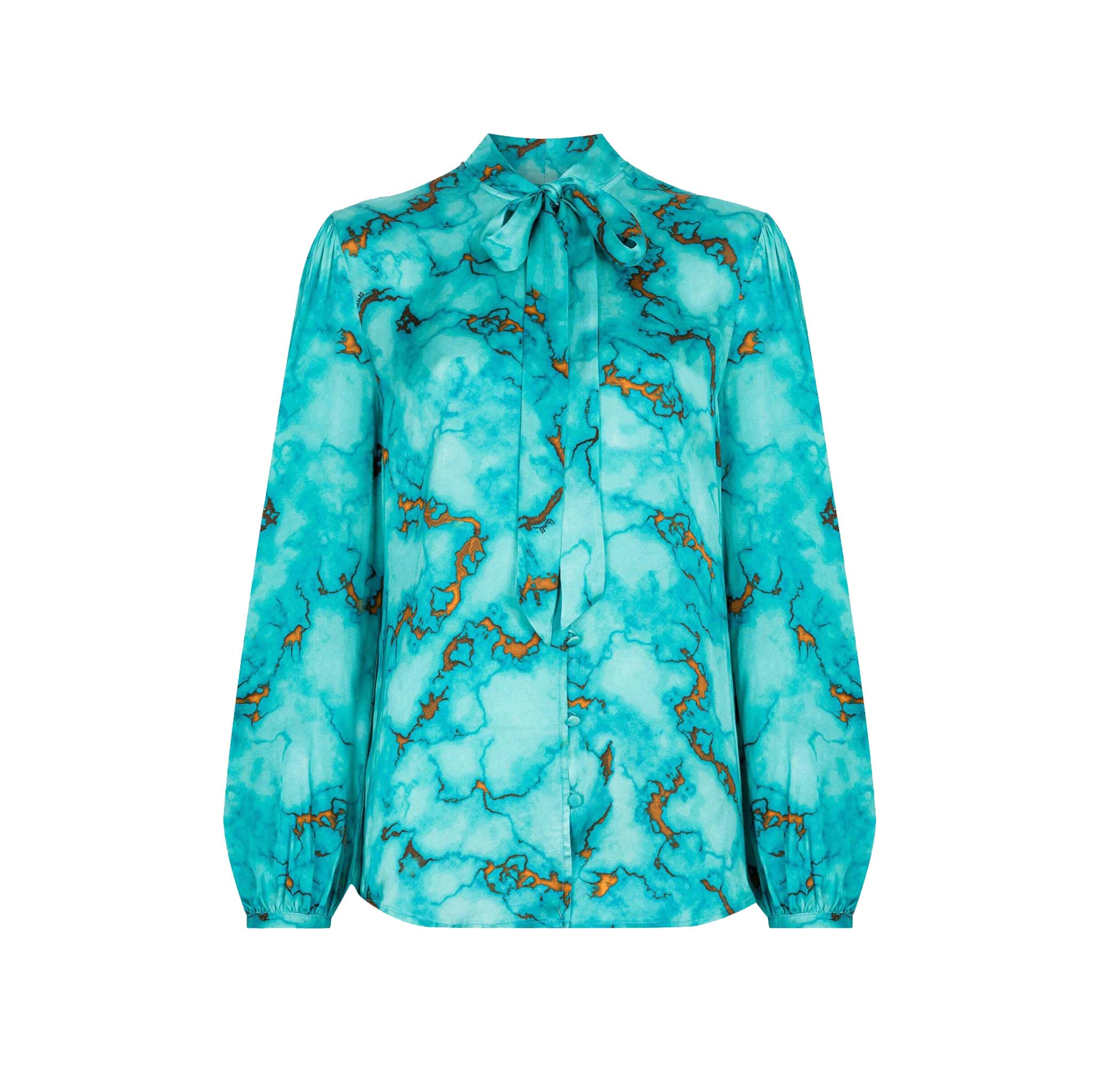 MARBLE-PRINT SHIRT
