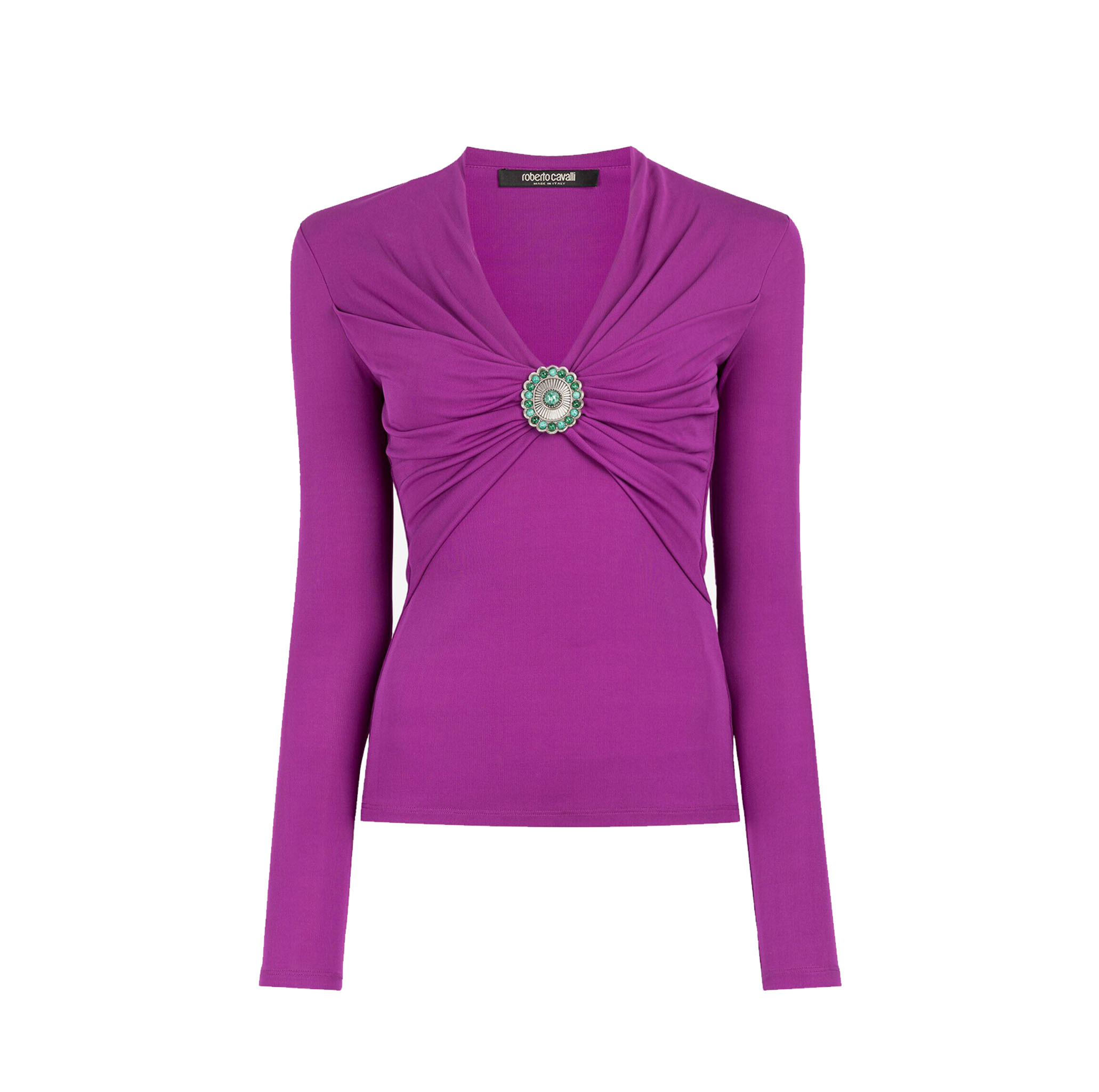 EMBELLISHED GATHERED TOP