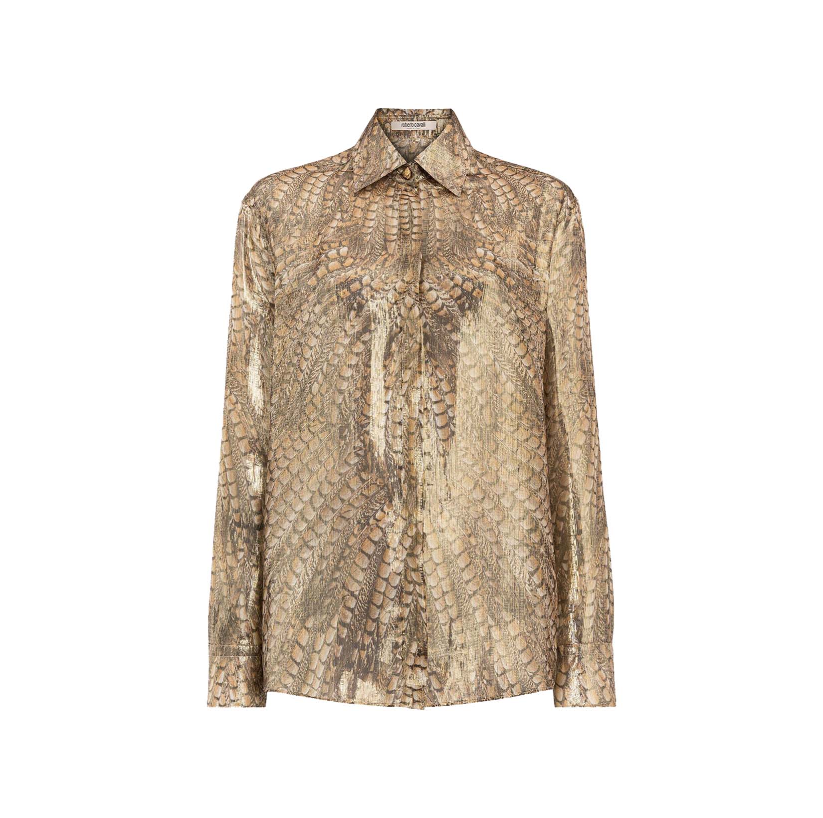 HAWK-PRINT METALLIC SHIRT