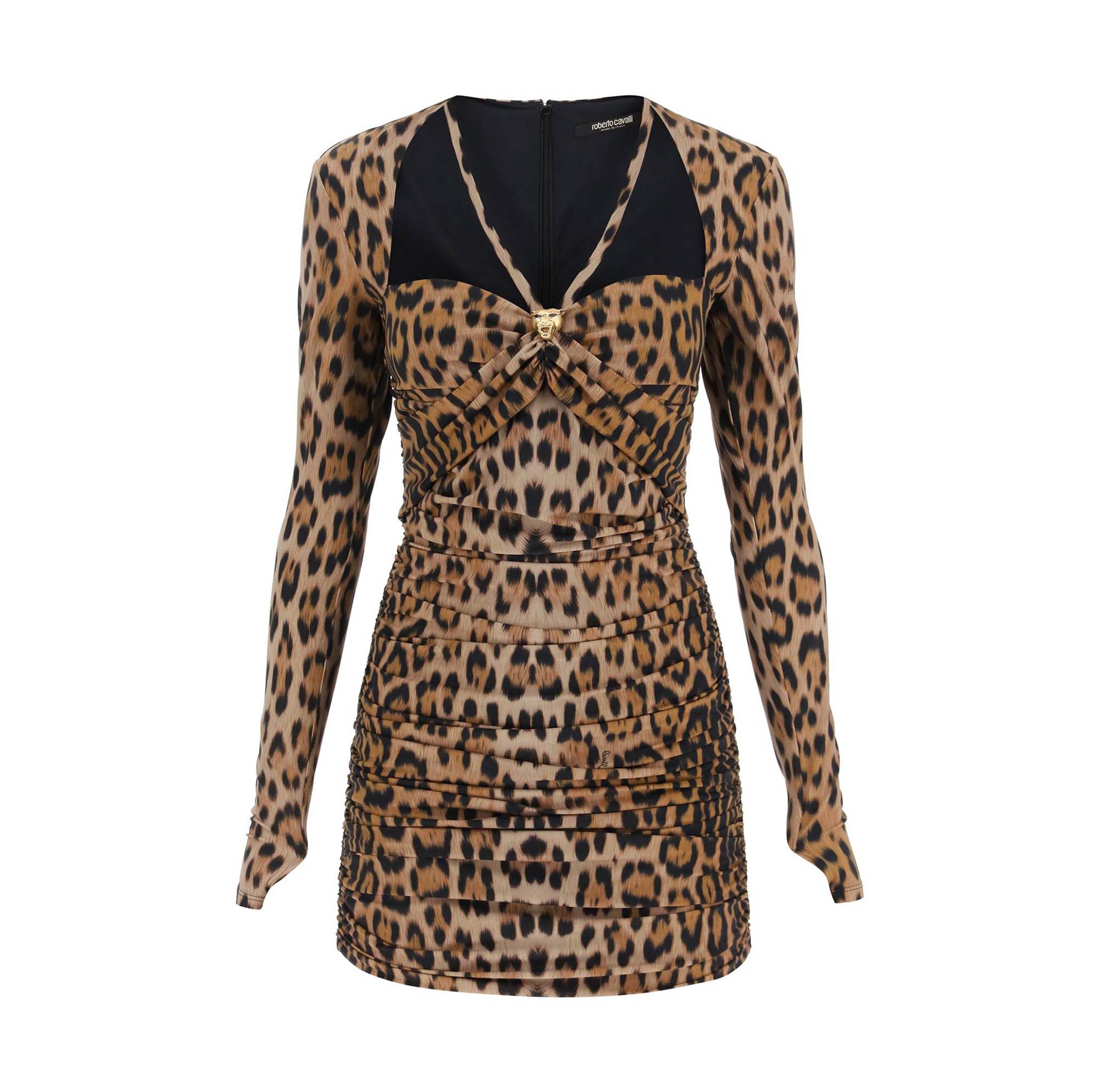 JAGUAR PRINT MINI DRESS