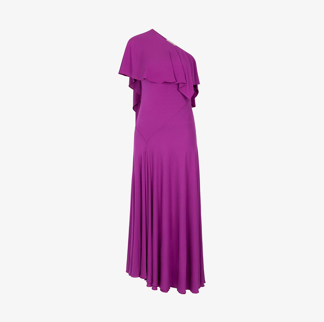 DRAPED ONE-SHOULDER DRESS