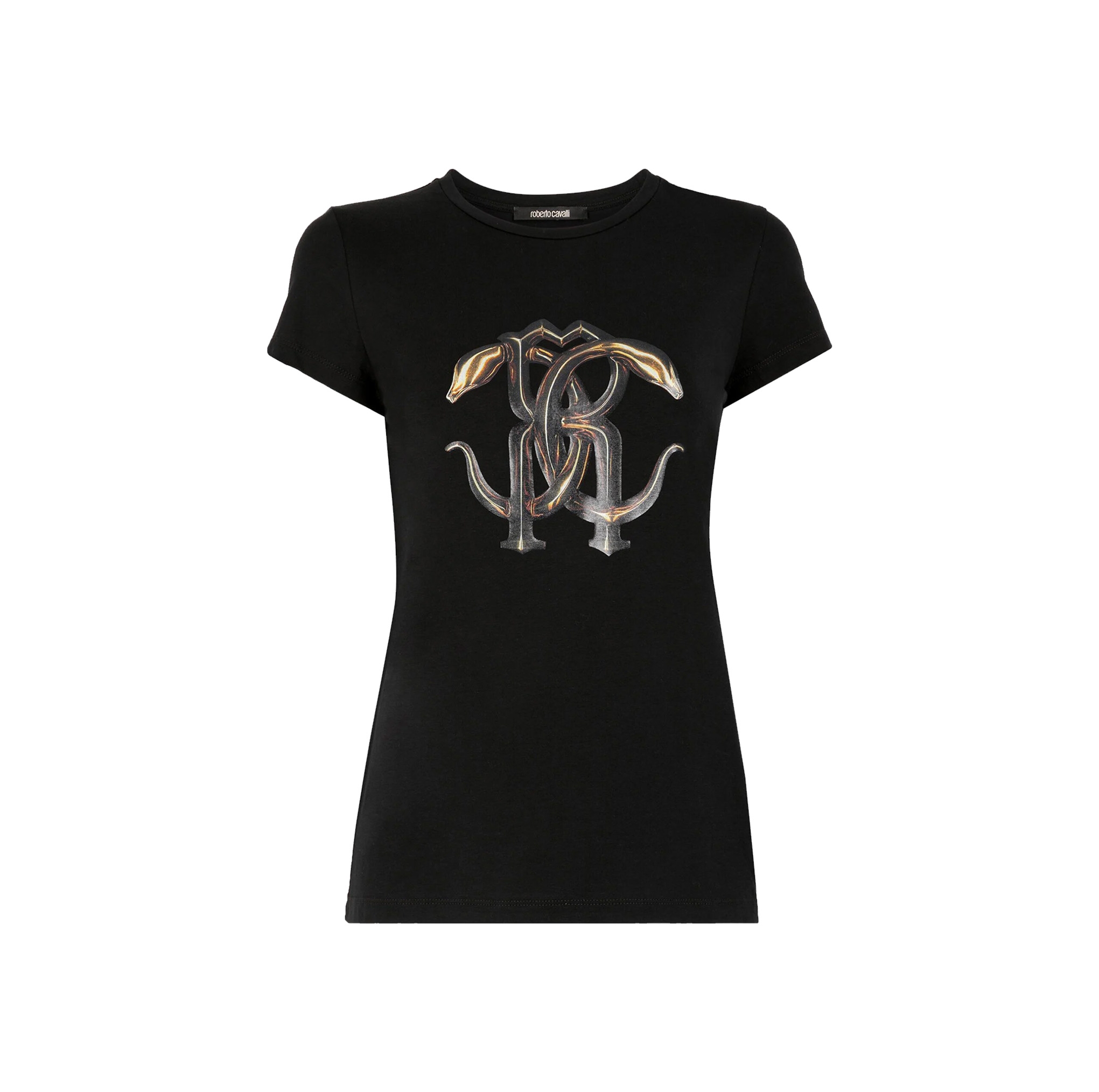 MIRROR SNAKE-PRINT COTTON T-SHIRT